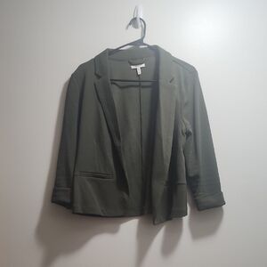 Maurices Dark Olive Women's Cropped Blazer